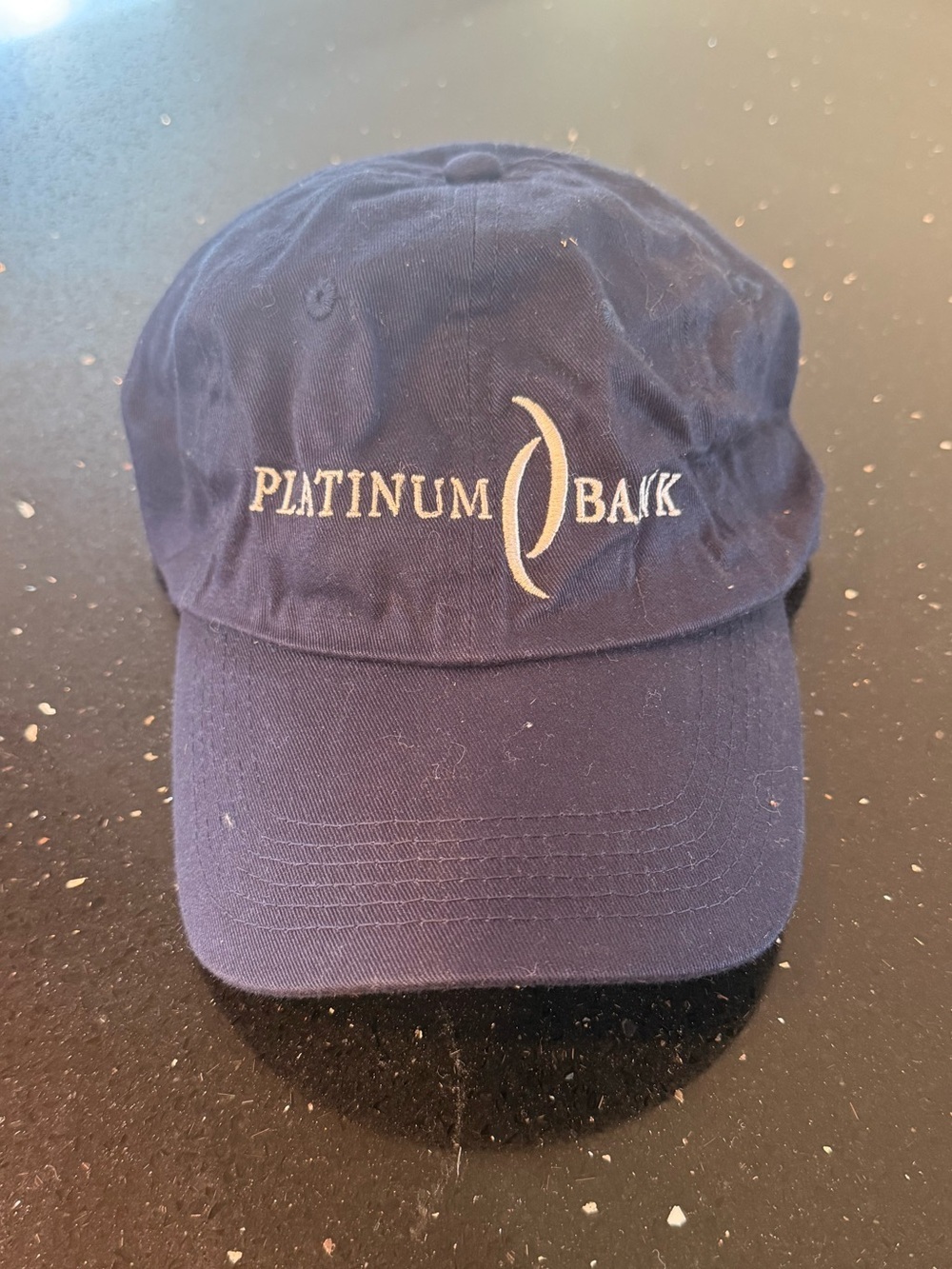 Platinum Bank Navy Baseball Cap